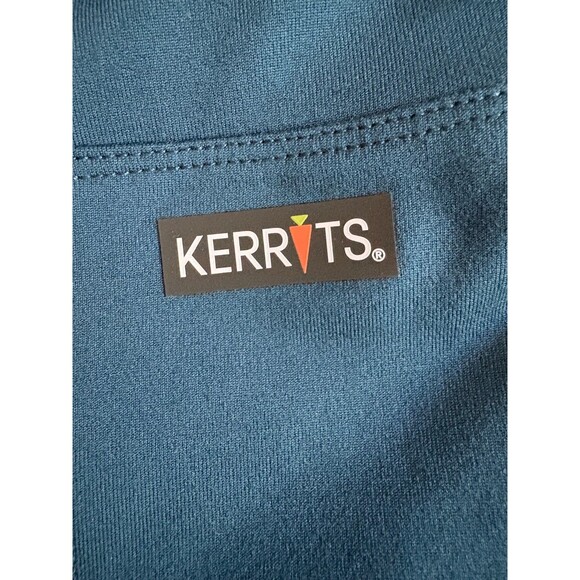 Kerrits Women's Small S Flow Rise Tights Silicone Knee Patch Teal Blue - Picture 5 of 14